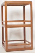 RETRO MID CENTURY DANISH TEAK UPRIGHT BOOKCASE WHATNOT