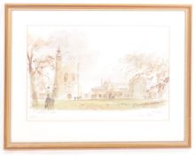 SIR HUGH CASSON - MID CENTURY SIGNED LIMITED EDITION PRINT