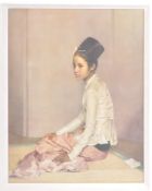 SIR GERALD FESTUS KELLY PRINT OF SAW OHN NYUN