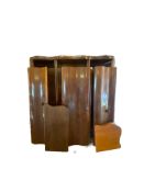 VINTAGE 20TH CENTURY ART DECO WALNUT WARDROBE