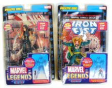 TWO TOY BIZ MARVEL LEGENDS ' APOCALYPSE SERIES ' ACTION FIGURES