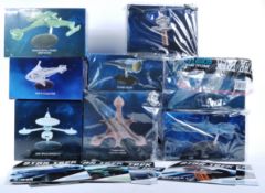 STAR TREK - COLLECTION OF EAGLE MOSS STAR TREK SHIPS