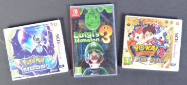RETRO GAMING - COLLECTION OF THREE SEALED NINTENDO VIDEO GAMES