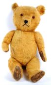 LARGE ENGLISH SOFT TOY TEDDY BEAR WITH GROWLER