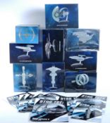 STAR TREK - COLLECTION OF EAGLE MOSS STAR TREK SHIPS
