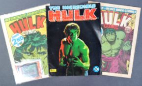 COMIC BOOKS - HULK COMIC (1979) - ISSUES #1 & #2 W/FREE GIFTS
