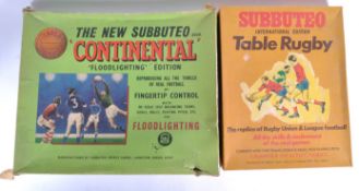 VINTAGE SUBBUTEO TABLE TOP FOOTBALL AND RUGBY GAMES