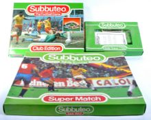 COLLECTION OF VINTAGE SUBBUTEO TABLETOP FOOTBALL GAME SETS