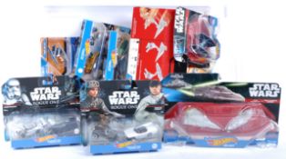 COLLECTION OF MATTEL HOT WHEELS STAR WARS DIECAST