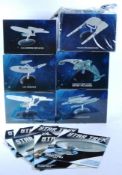 STAR TREK - COLLECTION OF EAGLE MOSS STAR TREK SHIPS