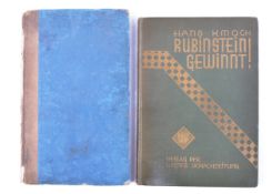 CHESS BOOKS IN GERMAN (SIGNED - AKIBA RUBINSTEIN)