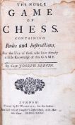 THE NOBLE GAME OF CHESS BY CAPTAIN JOSEPH BERTIN 1735