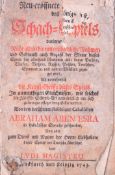 SCHACH SPIELS ABRAHAM ABEN ESRA