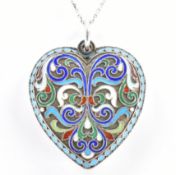 ANTIQUE RUSSIAN IMPERIAL CLOISONNE LOCKET