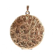 HALLMARKED 9CT GOLD LOCKET PENDANT