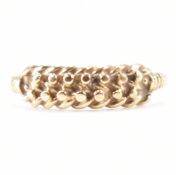 HALLMARKED 9CT GOLD KEEPERS RING