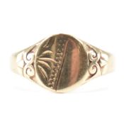 HALLMARKED VINTAGE 9CT GOLD SIGNET RING