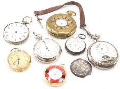 COLLECTION OF VINTAGE & ANTIQUE POCKET WATCHES