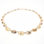 VICTORIAN MOSS AGATE PANEL NECKLACE