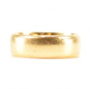 HALLMARKED 22CT GOLD WIDE BAND RING