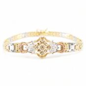 VINTAGE SILVER TRI TONE BRACELET