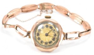 HALLMARKED 9CT GOLD ANTIQUE WATCH