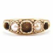 ANTIQUE GOLD & PEARL RING