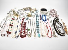 COLLECTION OF COSTUME JEWELLERY