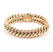 HALLMARKED 9CT GOLD FANCY BRACELET CHAIN
