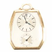 HALLMARKED 9CT GOLD 1930S ART DECO ROLEX PRINCE POCKET WATCH