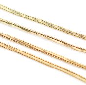 9CT GOLD HERRING BONE LINK NECKLACE CHAIN