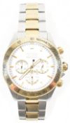 HUGO BOSS BI COLOUR STAINLESS STEEL WRIST WATCH