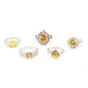 COLLECTION 925 SILVER & GEMSTONE RINGS