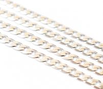 HALLMARKED 9CT GOLD FLAT LINK CHAIN NECKLACE