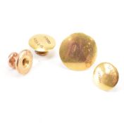 COLLECTION OF ANTIQUE HALLMARKED 9CT GOLD SHIRT STUDS