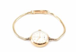 VINTAGE HALLMARKED 9CT GOLD TUDOR WATCH