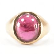 EDWARDIAN ANTIQUE 9CT GOLD & GARNET RING
