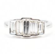 WHITE GOLD DIAMOND 5 STONE RING