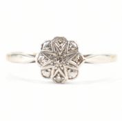 VINTAGE 18CT GOLD PLATINUM & DIAMOND RING