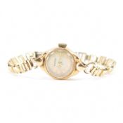 VINTAGE 9CT GOLD CASED ROTARY WATCH