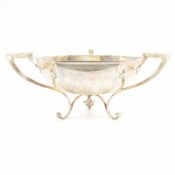 1920S ART DECO SILVER HALLMARKED TAZZA BOWL