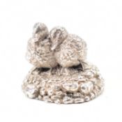 HALLMARKED SILVER COUNTRY ARTISTS DUCKLINGS FIGURE