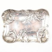 EDWARDIAN ANTIQUE SILVER HALLMARKED PIN TRAY