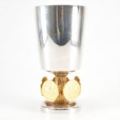 STUART DEVLIN SILVER HALLMARKED 'BRISTOL 600 GOBLET'