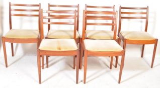 VICTOR B. WILKINS FOR G-PLAN - SIX RETRO VINTAGE DINING CHAIRS