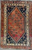EARLY 20TH CENTURY CENTRAL PERSIAN ISLAMIC LORI FLOOR RUG
