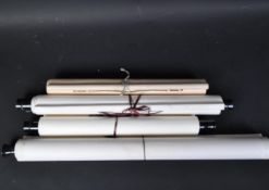 COLLECTION OF FOUR ASIAN JAPANESE SCROLL ARTWORK