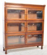 EARLY MAHOGANY GLOBE WERNICKE TYPE STACKING BOOKCASE