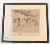 CECIL ALDIN (1870-1935) ETCHING SCENE OF PUBLIC HOUSE PUB