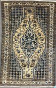 EARLY 20TH CENTURY PERSIAN ISLAMIC MAZLAGHAN FLOOR RUG